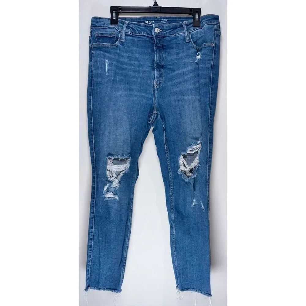Old navy Rockstar super skinny jeans size 16